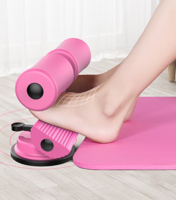 Rosa Bærbar Sit-up Bar Hjelpemiddel-Tilbehør, Sit-ups Magehjelp,