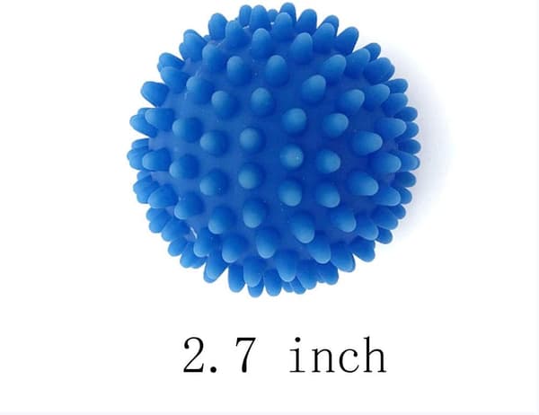 Blå tørkeballer 8 stk. – giftfri gjenbrukbar tørkeballer; ca. 6,9 cm
