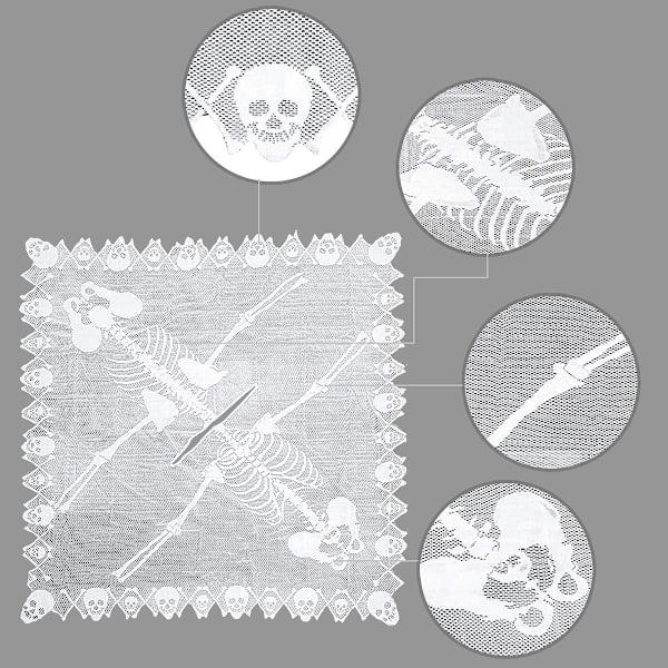 Naisten luurankoponcho - Halloween-asu - Day of the Dead Sunmostar
