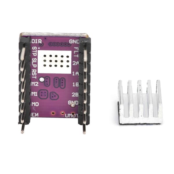 StepStick-askelmoottorin ohjainmoduuli 3D-tulostimen lisävarusteet jäähdytyselementillä DRV8825 DC 8.2–45 V