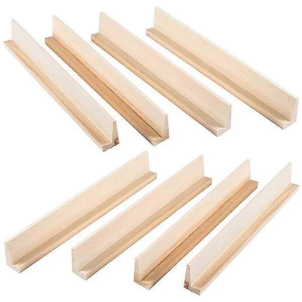 8 stk Dominobrett i tre, Dominostativ for skrivebord, Multifunksjonelle Dominobaser, DIY-tilbehør