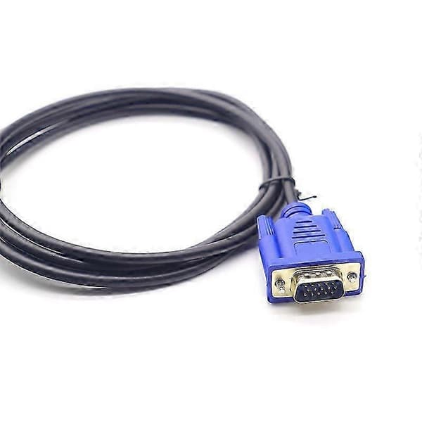 1080P HDMI til VGA konverteringskabel HDMI til VGA-kabel 1,8m adapter (uten chip)