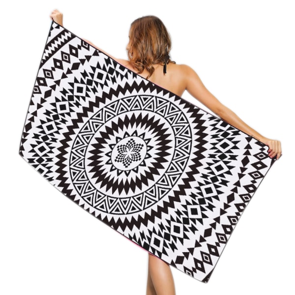 Snabbtorkande strandhandduk för resor - Extra stor 80×160cm