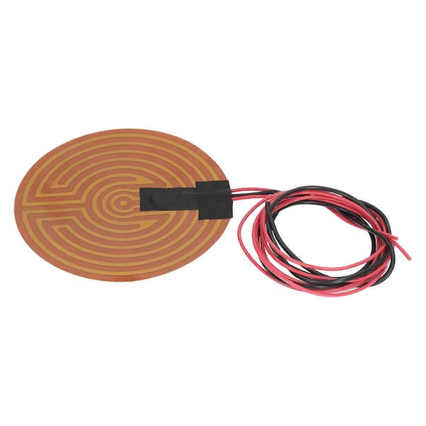 120W rund PI varmefilm fleksibel polyimid varmeplade 3D-printer varmeplade tilbehør DC12V