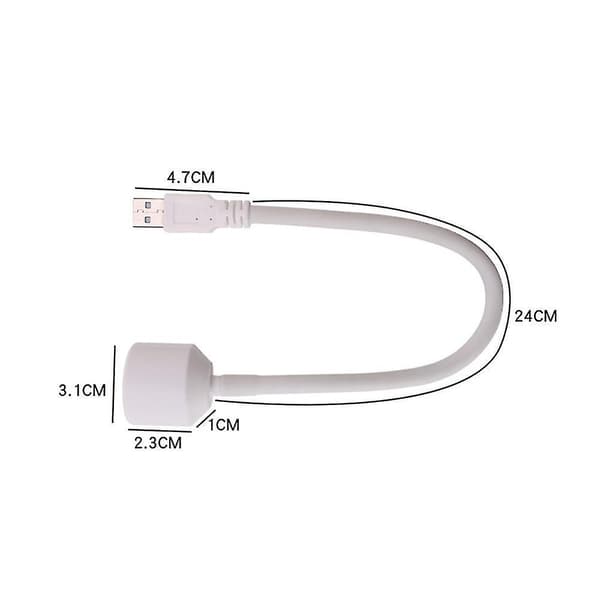 Mini Negletørrer Rotation LED Lampe Gel Polish Tørreværktøj