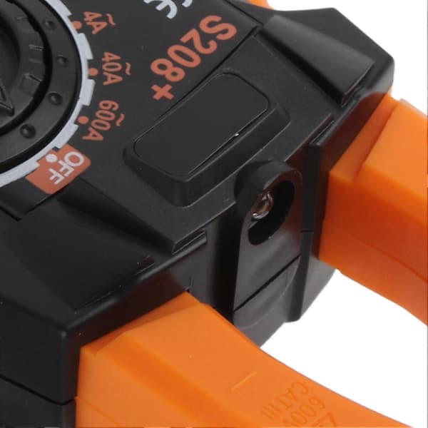Digital klämmultimeter hög noggrannhet 2-600A AC DC Amp spänningskapacitansmätare testare