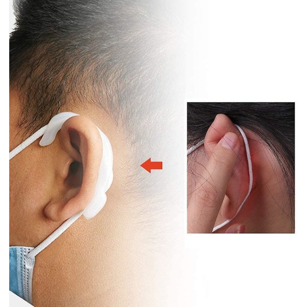 10 par hörselskydd, maskhörselskydd, återanvändbara hörselskydd i silikon, färgglada hörselskydd, halkfria hörselskydd