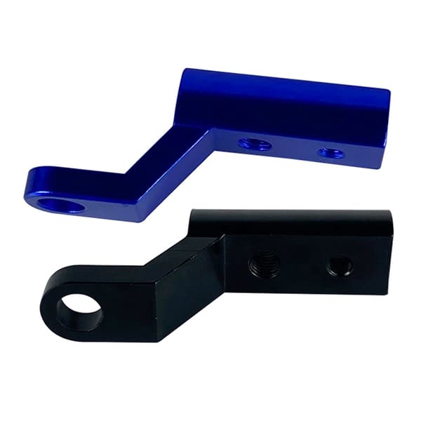 Motorcykelhållare Spegelmontering Riser Extender Adapter Aluminiumlegeringsfäste Red
