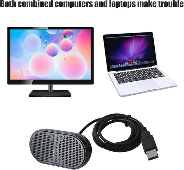 USB-højttalere til computer | 2-kanals højttaler USB PC-højttalere til stationær, mini-drevet stereohøjttaler