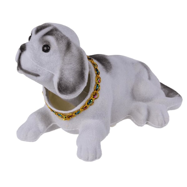 2-Pack - Nickande Hunden / Nodding Dog - Prydnad för bilen multicolor