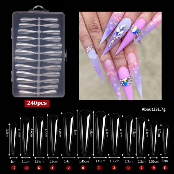 240st False Nails Fake Nails 4 4