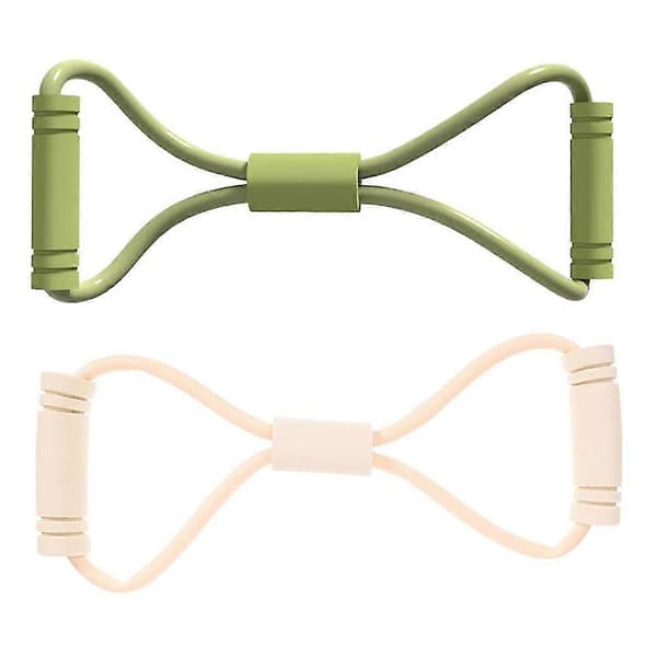 2st Dragrep Armmuskelträning Kvinnor Hushåll Ryggexpander Sträckare Armband för Träning