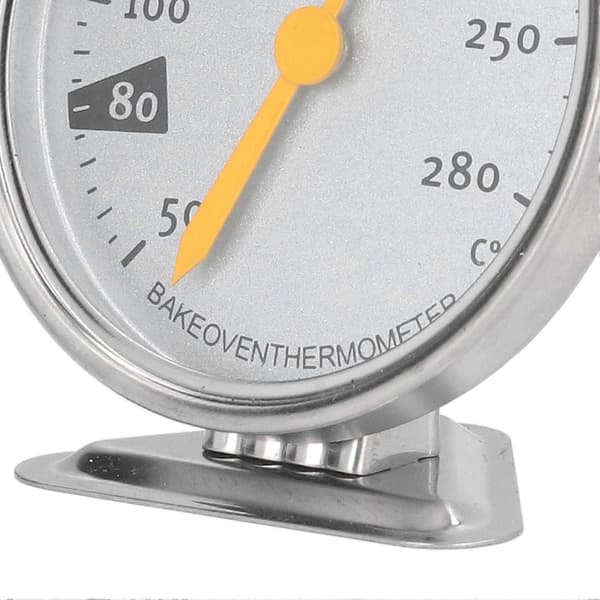 Ovnstermometer i rustfritt stål, matlagningstermometer med høy nøyaktighet for BBQ og kjøkken
