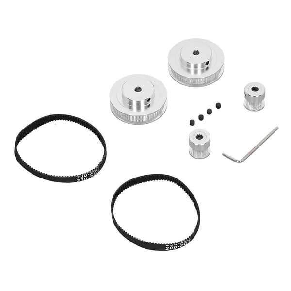 Synkronhjul for VORON 2.4 3D-printer 20+60 tenner 5 mm boring med 200 mm L 6 mm B reim