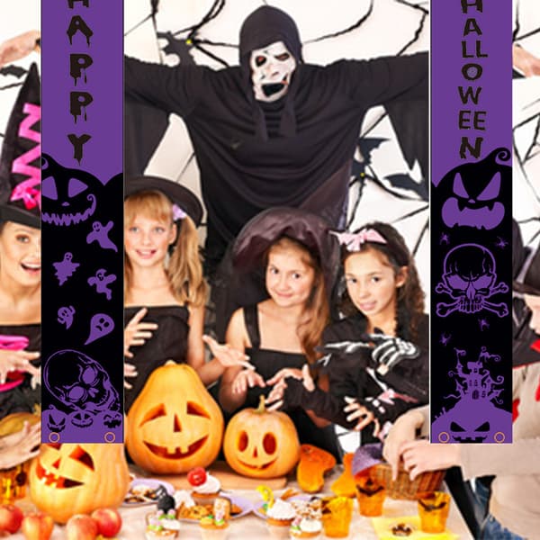 Halloween Dekor, Velkomstbannere Verandaskilte til yderdør DL8105