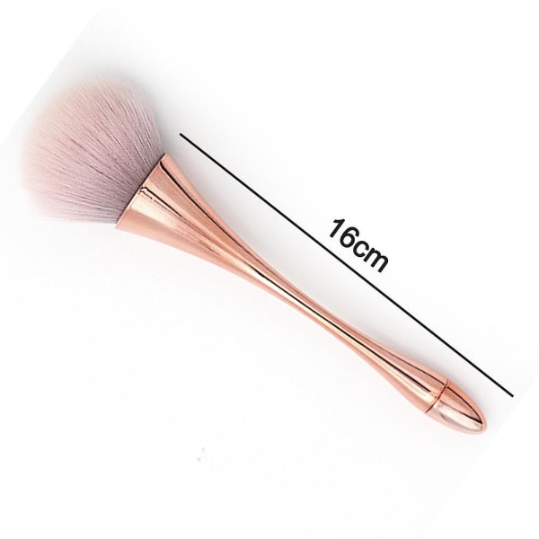 Stor sminkekost Sminkekost for stor dekning Blandet multifunksjonell sminkekost Dlosd Large Powder (gull) 1 stk Style6