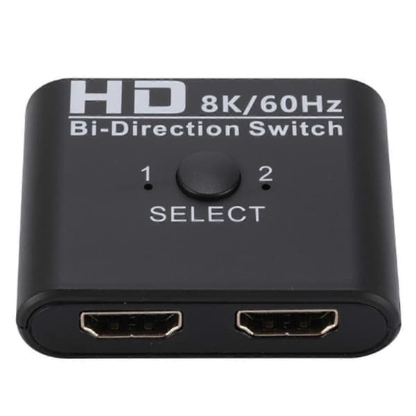 4K X 2K -kompatibel Switch Bi-Direction 2-ports Splitter Switch til bærbar pc /4 TV Box Adapter(B)