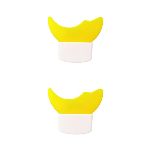 2/3/5 Multifunktion Eyeliner Stencils Silikon Mall Lazy Yellow 5.7 x 5cm 2Set