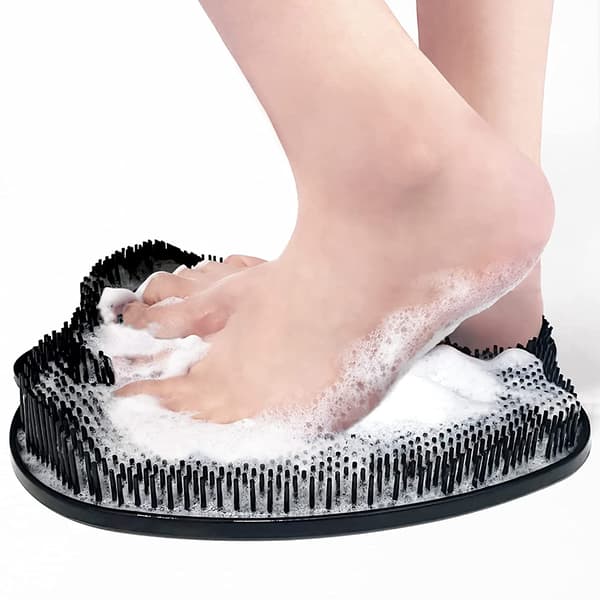 Fotborste skrubber massagedusch med silikon sugkopp