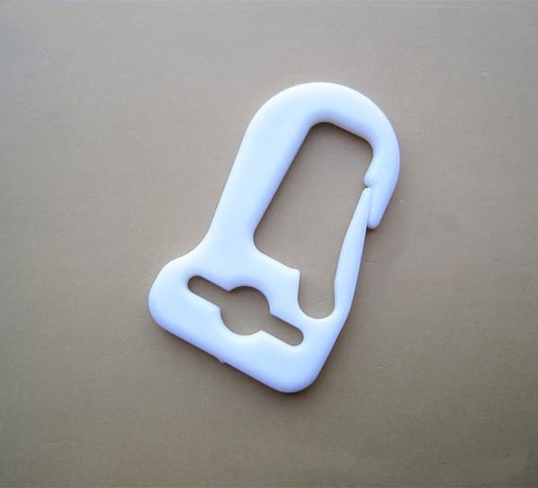 Perle sjeldne 100 karabinkroker, flaggkroker, plastkarabinkroker for flaggstenger