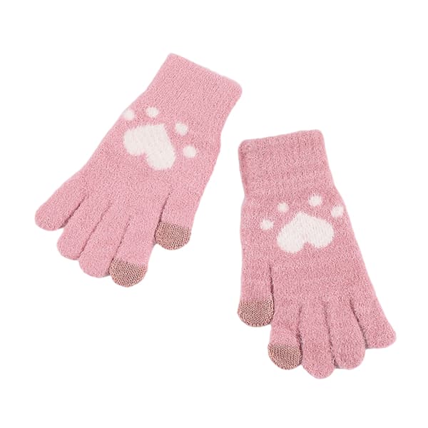 Handvärmare Håll värmen Cover Varma Handskar Dam Accessoar Pink