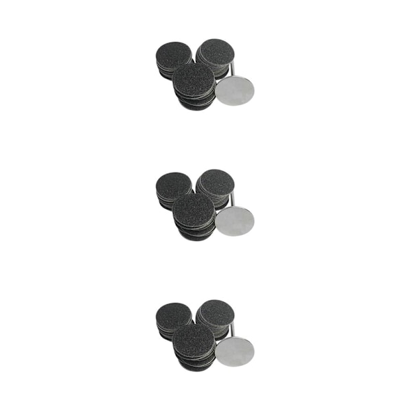 1/2/3/5 Sähköisen jalkaraspin vaihtotyynyt tehokas ja 25mm 240Grit 50 pcs 3PCS