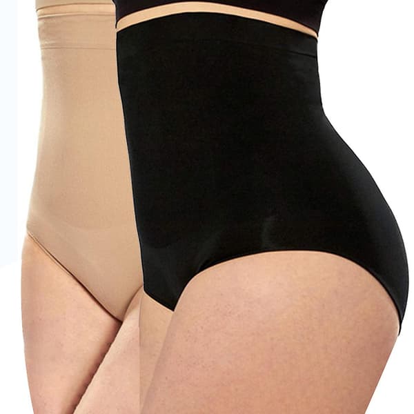 2 st Shapewear för kvinnor agkontroll hög midja trosor M
