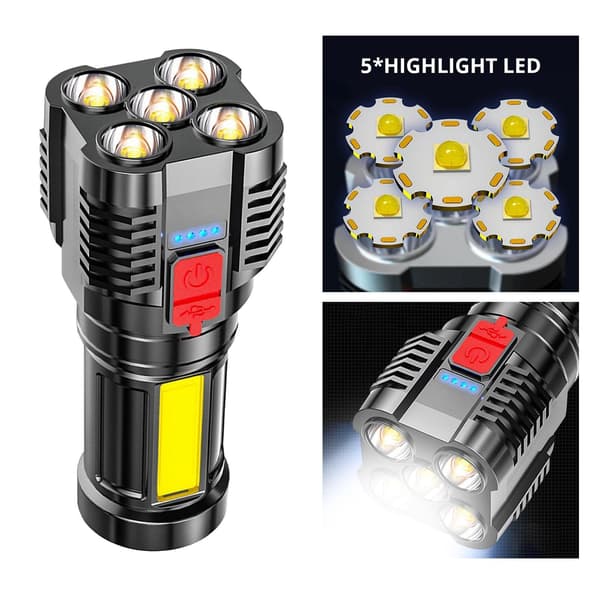 1/2 sökljus IPX4 Vattentät Super Bright för nödsituationer, 1Set