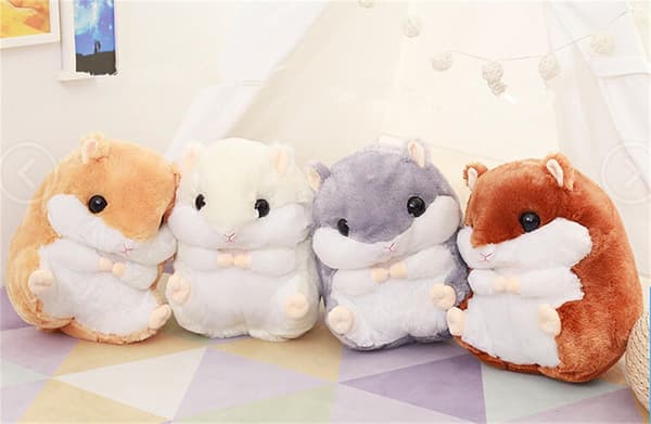 Plysch hamster gosedjur leksaker 9,7 tum