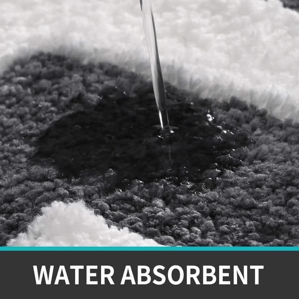 Skridsikker bademåtte Blød mikrofiber brusemåtte Absorberende maskinvaskbar