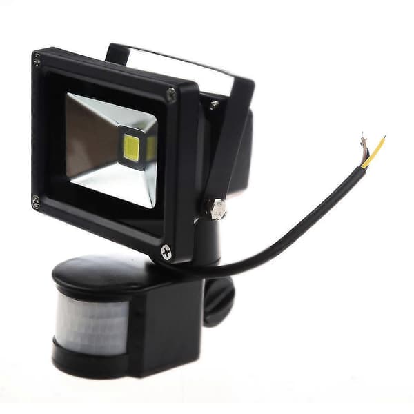 PIR Rörelsesensor Säkerhetsvägg Ren Vit LED Vattentät Strålkastare Lampa 10w