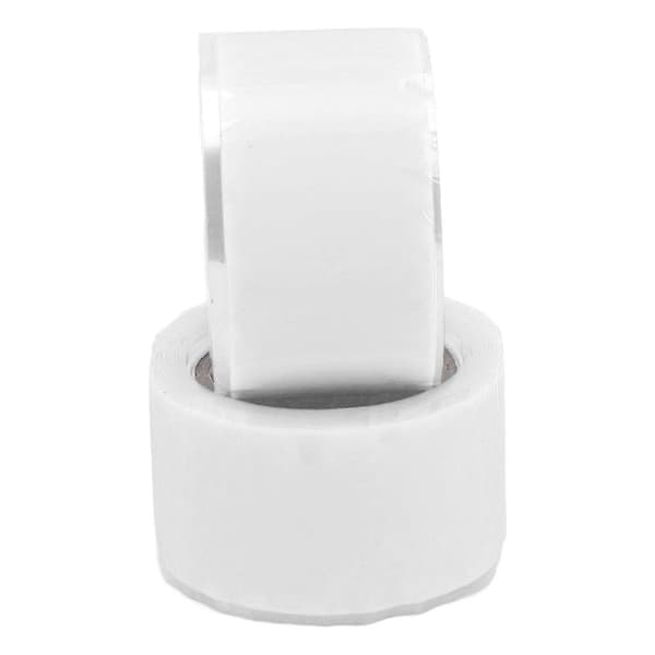 2 STK Selvsmeltende silikontape Isolasjon Vanntett Teip for reparasjon av vannrør Hvit