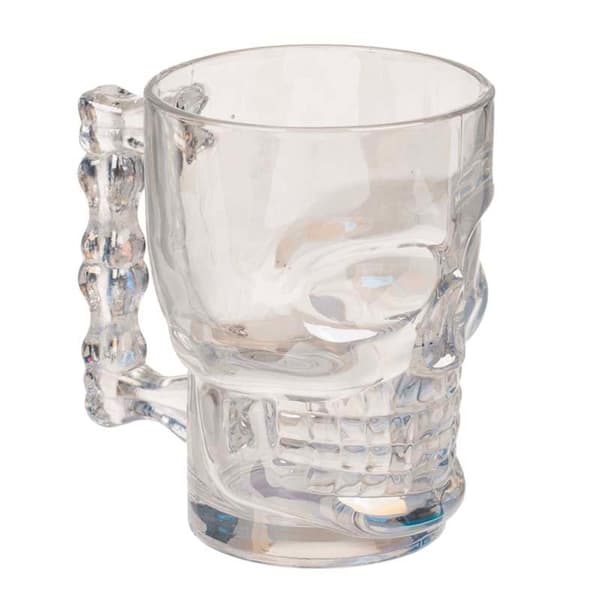 Drikkeglass, Dødninghode - 50 cl transparent
