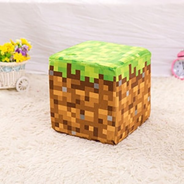 Minecraft Plysch Creeper Svart Steve Trap Box Kudde Kudde Doll Trapped Chest Block Pillow 20*20*20