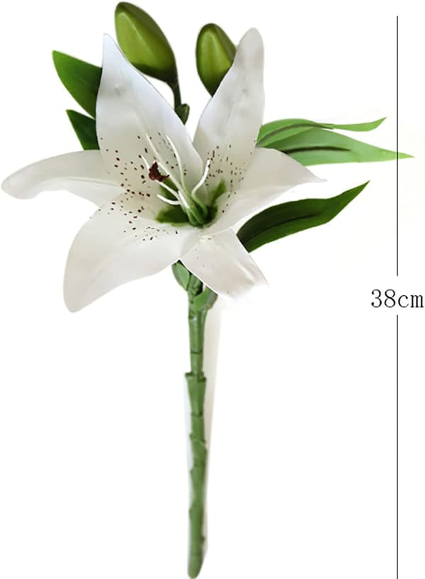 Konstgjorda Blommor 5 Styck Vita