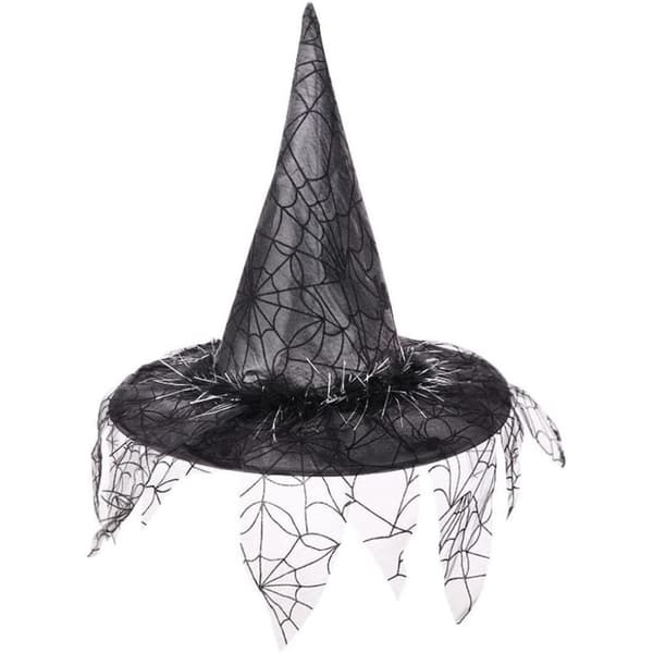 Vintage heksehatt for halloween og cosplayfester