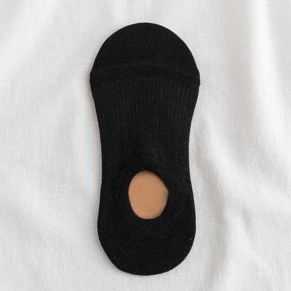 10 par Ankelsokker Damesport Korte sokker, ensfarget black