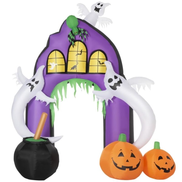 Rootz Ghost Arch - Uppblåsbar valvgång - Halloween-dekoration me