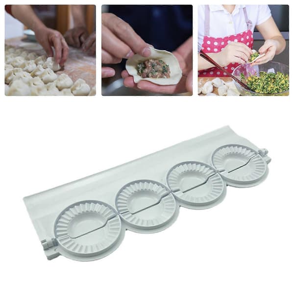 Dumpling Maker Anti-deformert Hurtigutløsende Plast Potet Ost Ravioli Form for Kantine