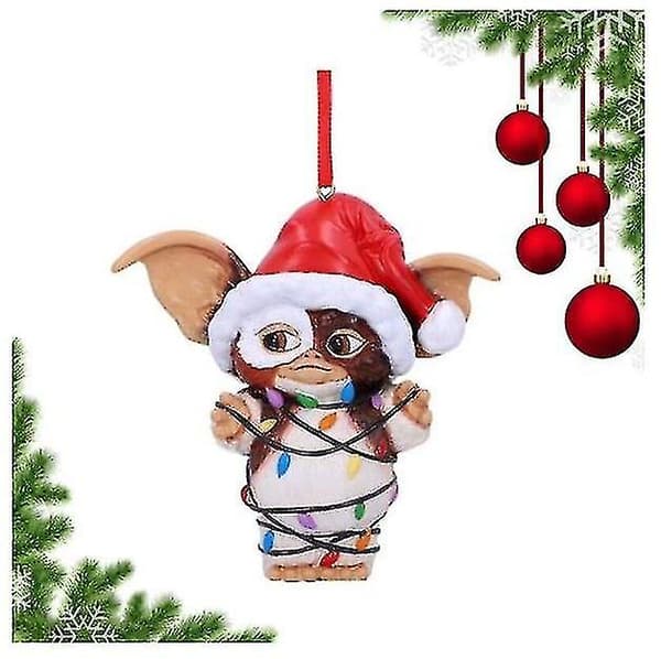 Gremlins Gizmo Fairy Light Tomtehatt Hängande julfigur prydnadsdekor A