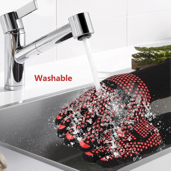 1 Par - Ovnshansker Varmebestandige Opptil 800C, Hansker 32cm