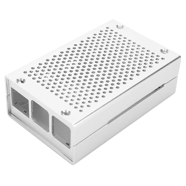 Beskyttende skal af aluminiumslegering, støvtæt varmeafledningskabinet til Raspberry Pi 3B