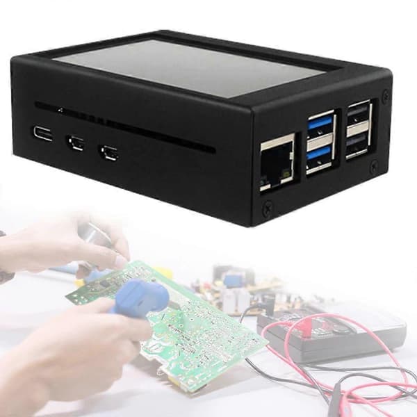Metallhölje Skyddande Kapsling Väggmonterad Design Full Portåtkomst Robust Skydd Enkel Installation Skyddsskal för Raspberry Pi 5