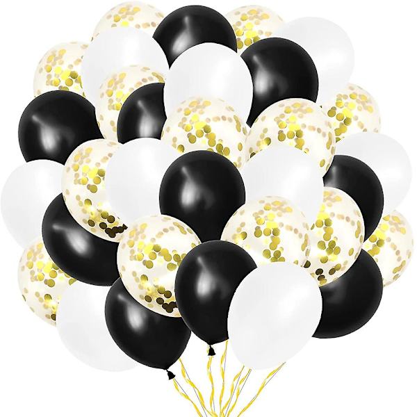Festballonger - Latexballonger & konfettiballonger - Set