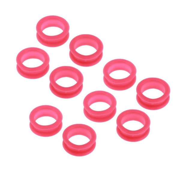 1/2/3/5 10x Barber Frisør Saks Fingerring Rose Red 10 pcs 1 Pc