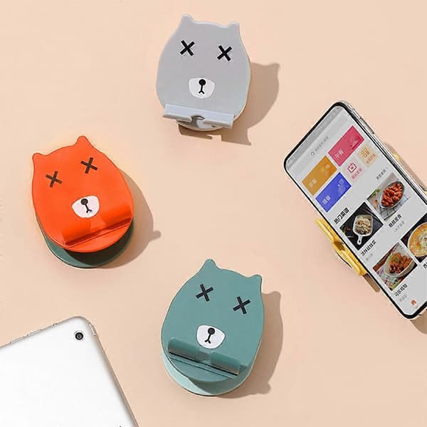 Mini Desktop Mobiltelefonholder Kreativ Væghængt Tablet Holder Universal