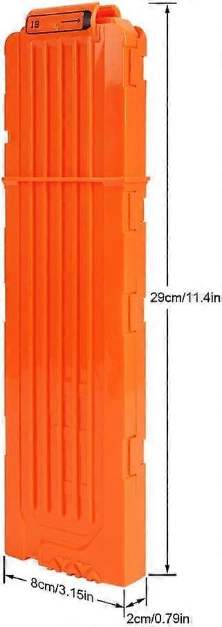 Bløde kugler 4 stk. klips 18 kugler Dartpistolklips Magasin til Nerf legetøjs dartpistol, 29*2.5*8cm