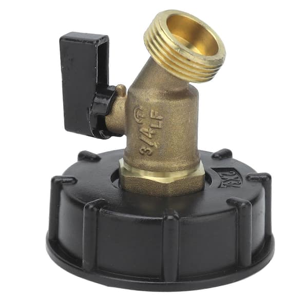 IBC Tote Tank Adapter Han Gevind Afløbsslange Stik Vandhane Ventil Fitting Del