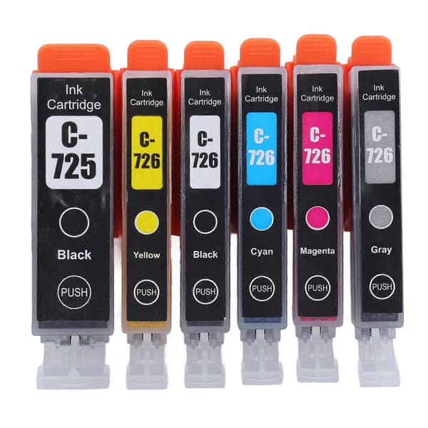 Blækpatron ABS printerpatron med blæk til PIXMA IP4870 IP4970 IX6560 printer BK BK C M Y GY