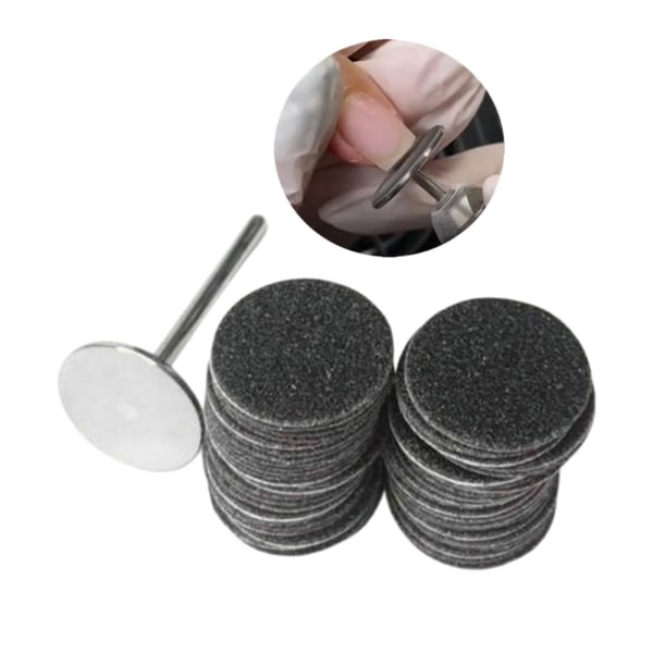 1/2/3/5 Erstatningspuder til elektrisk fodfil Effektiv og 15mm 240Grit 50 pcs 1 Pc